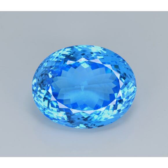 Dazzling 90+ Carat Genuine Swiss Blue Topaz! - Picture 1 of 6